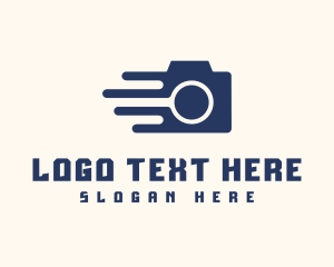 Vlogger - Modern Camera Photography logo design