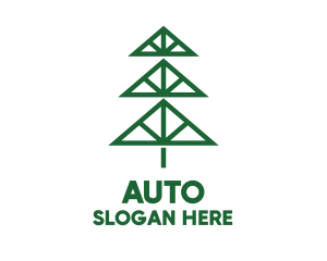 Pine Tree Triangles Logo