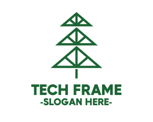 Framework - Pine Tree Triangles logo design