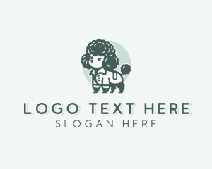 Kennel - Poodle Dog Veterinary logo design
