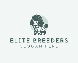 Poodle Dog Veterinary logo design