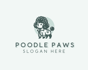 Poodle Dog Veterinary logo design