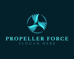 Propeller - Cooling Fan Propeller logo design