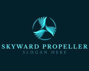Propeller - Cooling Fan Propeller logo design
