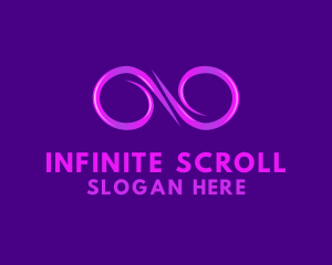 Infinity Loop Circles logo design