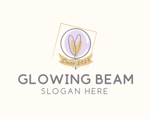 Light Bulb Bubble logo design