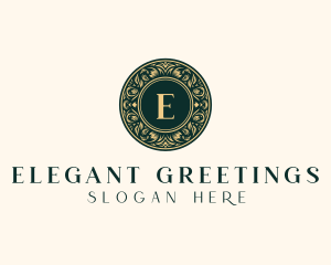 Ornate Floral Boutique logo design