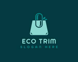 Pharmacy Eco Shopping Bag logo design