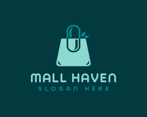 Pharmacy Eco Shopping Bag logo design