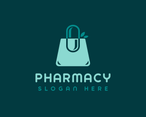 Pharmacy Eco Shopping Bag logo design