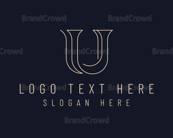 Fashion Boutique Letter U Logo