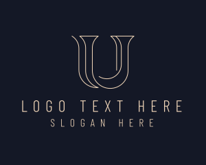 Minimalist - Fashion Boutique Letter U logo design