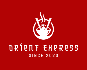 Orient - Oriental Fast Food Bowl logo design