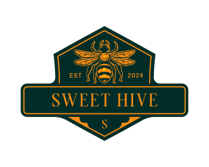 Bee Hive Hornet  logo design