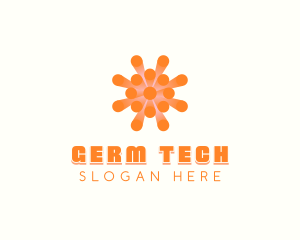 Viral Virus Disease logo design