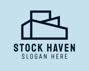 Stockroom - Delivery Stockroom Building logo design