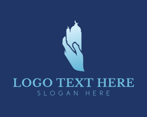 Prayer - Holy Hand Mosque logo design