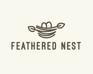 Nature Egg Nest logo design