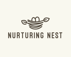 Nature Egg Nest logo design