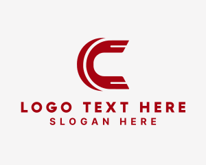 Letter C - Forwarding Courier Logistics logo design