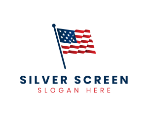 United States - American National Flag logo design