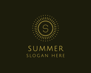 Sun Solar Summer logo design