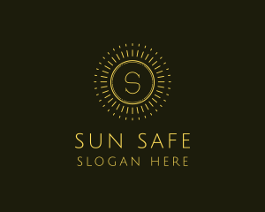 Sun Solar Summer logo design