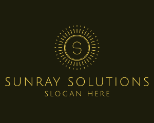 Sun Solar Summer logo design