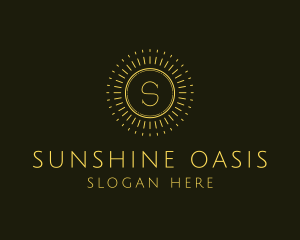 Sun Solar Summer logo design