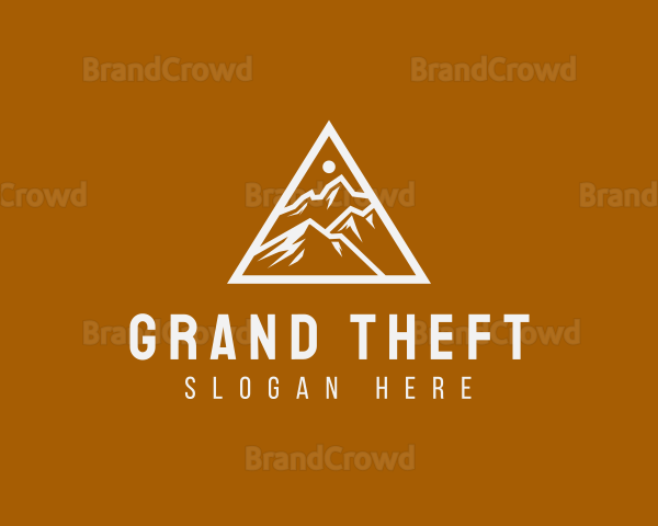 Triangle Tall Mountain Logo