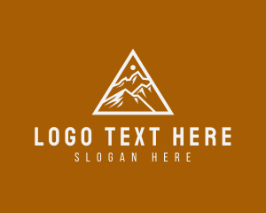 Land - Triangle Tall Mountain logo design
