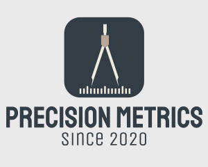 Measurement - Compass Scale App logo design