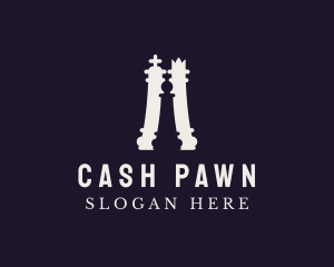 Pawn - Chess Piece Board Game logo design