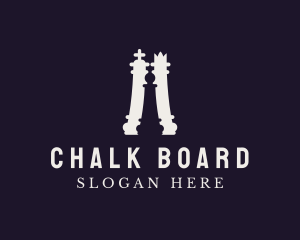 Chess Piece Board Game logo design