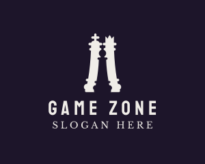 Chess Piece Board Game logo design