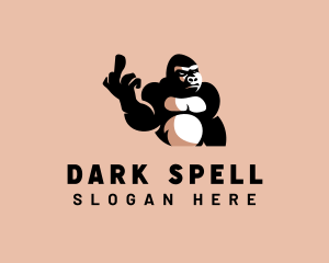 Profanity Gorilla Monkey logo design