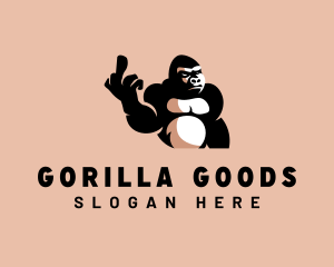 Profanity Gorilla Monkey logo design