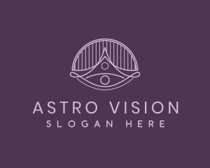 Astral Boho Eye logo design