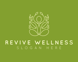 Rehab - Minimalist Yoga Wellness logo design