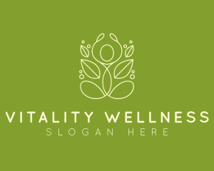 Minimalist Yoga Wellness logo design