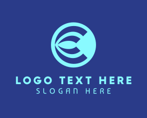 Tech - Blue Tech letter C logo design