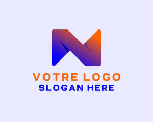 Startup Business Letter N Logo