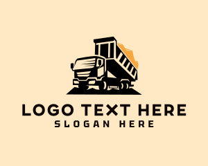 Dump Truck Construction Vehicle Logo