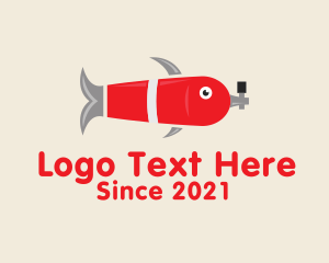 Aquatic - Aquarium Fish Tank logo design