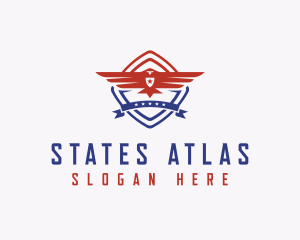 American Eagle Shield logo design