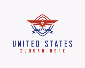 American Eagle Shield logo design