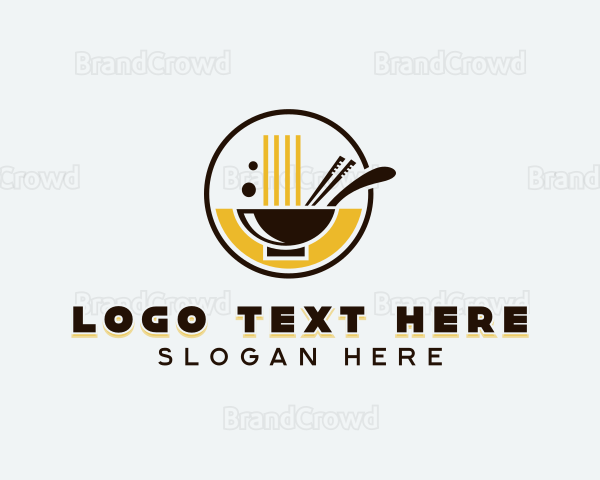 Chopsticks Noodle Soup Logo