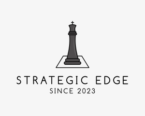 Strategy - Chess Piece King logo design