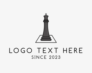Touch Move - Chess Piece King logo design