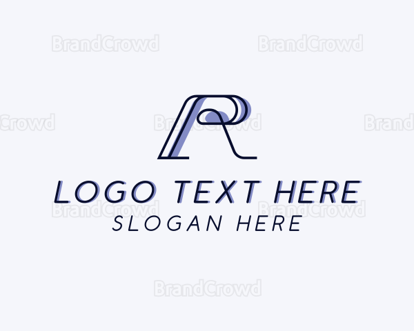 Generic Business Letter R Logo